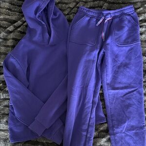 Mondetta Purple Kids Sweatpants and Hoodie